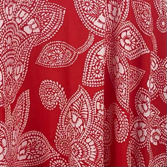 Show Me Your Mumu Red White Coastal Cruise Vacation Kaftan Tunic Top NWOT Size S - Picture 6 of 13
